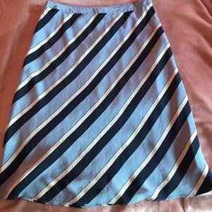 Banana Republic 100% Silk A-line Skirt